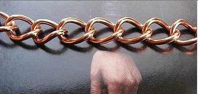 Men's 8 Inch Solid Copper Bracelet CB677G - 7/16 Of An Inch Wide. • $30