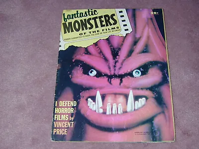 FANTASTIC MONSTERS # 4 Famous Monsters Competitor During 1960's. • $26