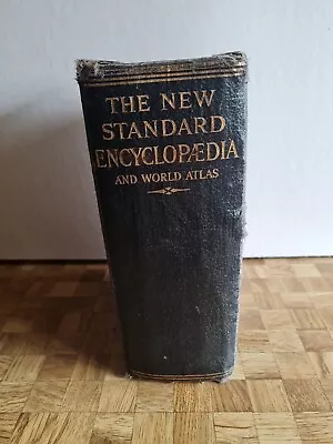 The New Standard Encyclopaedia And World Atlas  Vintage  Blue #G • £3.50