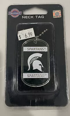 Michigan State Spartans Dog Neck Tag Necklace Engrave NCAA • $5.99