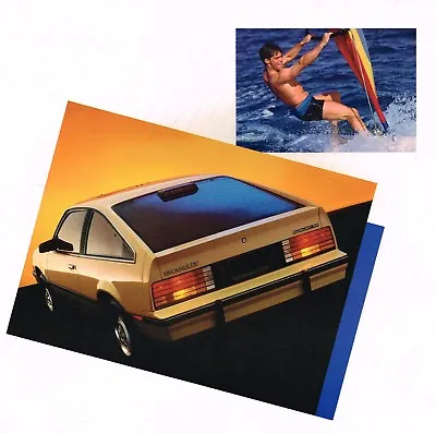 Big 1986 Chevy CAVALIER Brochure / Pamphlet W/Color Chart: Z24CSRSConvertible • $7.99