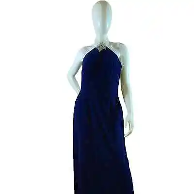 80’s Vintage Blue Velvet Loralie Original Evening Gown • $60