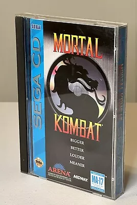 Mortal Kombat (Sega CD 1993) Authentic CIB TESTED • $5