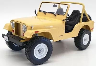 Greenlight 1/18 Scale Model Car 19078 - 1980 Jeep CJ-5 - Yellow • £105.99