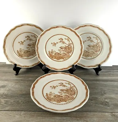 Antique Furnivals Quail 1913 -  Set Of 4 Dinner Plates -  England -  10 1/4  • $74.99