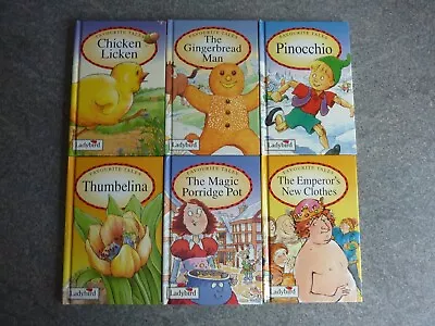 6 X Ladybird Books Favourite Tales Series 606D ** GOOD - MINT UNREAD ** • £8