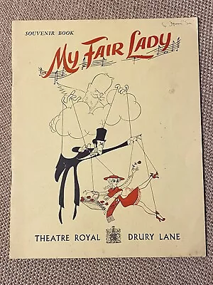 My Fair Lady Souvenir Program Book Theatre Royal Drury Lane London West End 1959 • £20.11