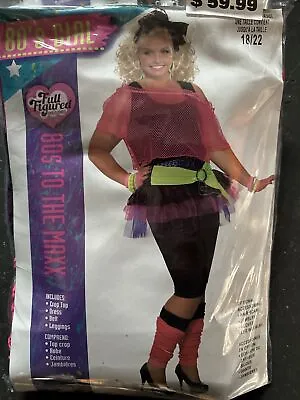 Plus Size Women's 80's Girl Costume Forum Novelties New 18/22 • $49.99