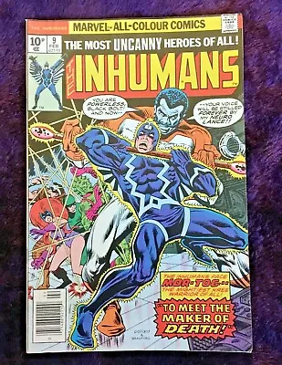 £3.99 • Buy Free P & P: Inhumans #9 (Feb 1977); Lee & Kirby - Dreaded Deadline Doom Ish!