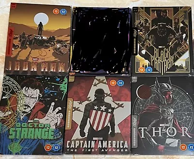 Mondo Exclusive Collection Marvel Mcu 4k Uhd Blu-ray Steelbook Thor Etc Sealed • £260