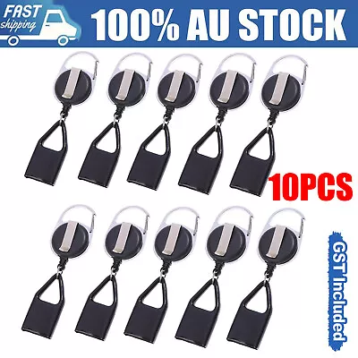 10PCS Retractable Lighter Leash Clip Keychain Rubber Cover Large Maxi Bic Black • $14.98