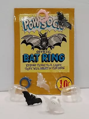 BATMAN BATMANIA Gumball VENDING MACHINE DISPLAY CARD Toy BAT RINGS • $499.99