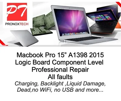 £79 • Buy Macbook Pro 15  A1398 2015 Motherboard Logic Board Repair Service 