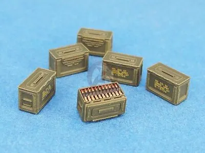 Legend 1/35 .50 Cal Ammo Cans Set WWII (27x Closed 3x Open And 3 Belts) LF1388 • $18.95