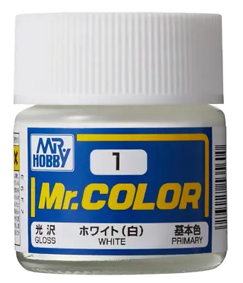 Mr. Hobby Mr. Color Lacquer C001 Gloss White 10ml C1 • $2.69
