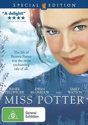 Miss Potter (Special Edition DVD 2006) Renee Zellweger Drama Region 4 • $7.06