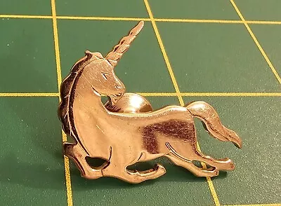 Vintage Avon Gold Tone Flying Unicorn Pin Brooch • $7.99