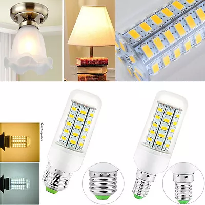 E27 ES E14 SES Screw 5730 SMD LED Corn Light Bulb Spotlight Lamp Energy Saving • £5.39