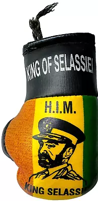 H.I.M. King Selassie KING OF SELASSIEI Mini Boxing Glove 3.5  • $9.99