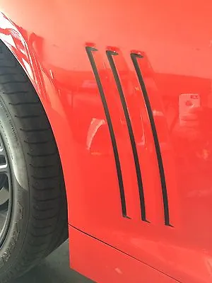 Fits Camaro SSRSLS Side Vent Gill Inserts Vinyl Decal Stripes 2010-2016 • $11