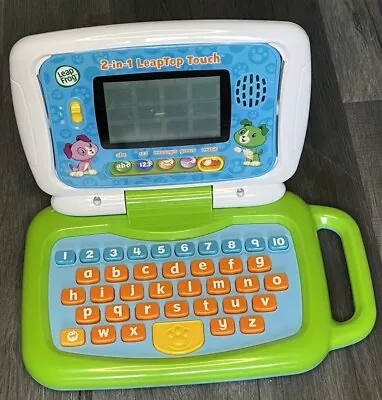 Educational Toy LeapFrog 2in1 LeapTop Touch Laptop Tablet Numbers Sounds ABC's  • £15