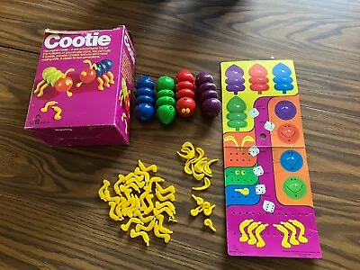 Vintage 1976 Schaper Cootie A Game Toy With Original Box - NOT COMPLETE • $14.50