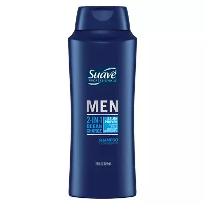 Suave Men 2-In-1 Ocean Charge Shampoo And Conditioner 28 Fl Oz • $7.14