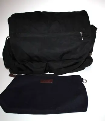 MAMAS & PAPAS Black Large Baby Changing Bag Or Buggy Bag • £17.99