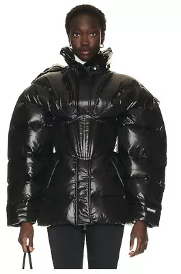 New Versace Bustier  Puffer Jacket Ladies Size 38 XS ‘2’ Retail 4325 • $6228