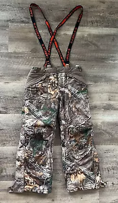 Cabela’s Realtree Camo Adjustable Strap Bibs Hunting Youth Size: L • $18.99