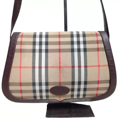 Burberry Nova Check Horse Shoulder Bag Vintage • $133.99