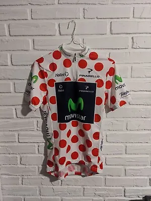 Special Polka Dot Movistar Spain Cycling Team Jersey Nalini Size 5 • $45