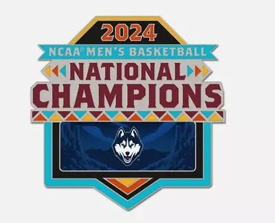 2024 Men's Final Four Uconn Huskies Champions!! Collector Pin Limited Edition! • $9.02