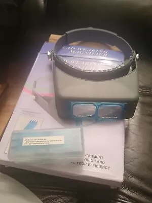 Magnifier Glasses Magnifying Visor Glass Headband Lenses UK • £8