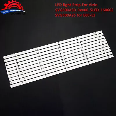 LED Light Strip For Vizio SVG600A30_Rev00_5LED_160602 SVG600A25 For E60-E3 10pcs • $35.99