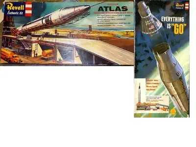 REPRO DECALS: REVELL ATLAS  MERCURY-ATLAS  Or THOR-ABLE Or HAWK ATLAS/SATURN • $28
