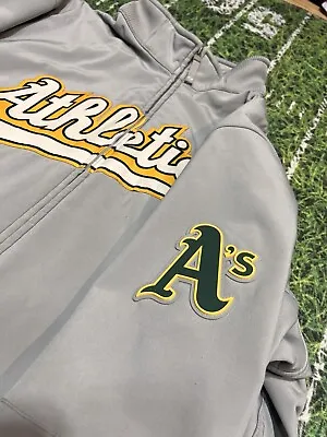 Majestic Authentic Oakland A’s  Jacket Sz 2xl Athletics MLB Baseball • $62.30