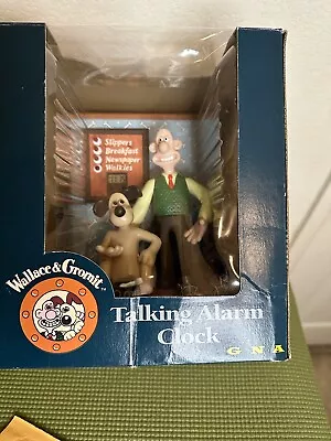 Wallace & Gromit Talking Alarm Clock Vintage Wesco 1995 Brand New Unused - Boxed • $80.69