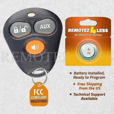 Remote For Dei Viper 3 Button Orange Keyless Entry Car Key Fob EZSDEI474V • $17.95