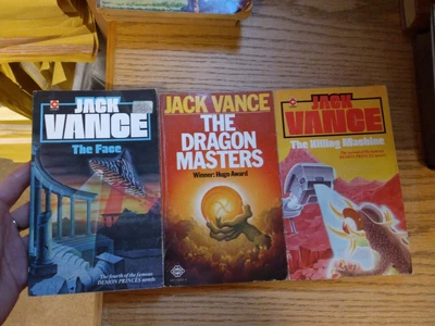 £8 • Buy #3 Jack Vance Science Fiction Paperback Books
