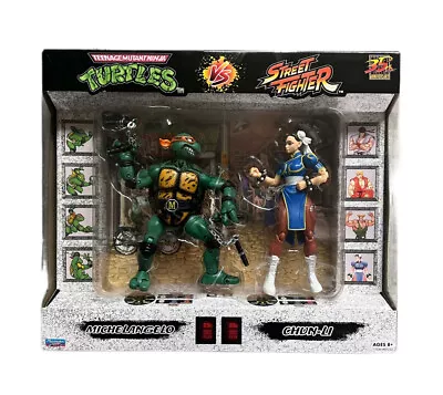 $25 • Buy Teenage Mutant Ninja Turtles Vs. Street Fighter 2 Pack - Michelangelo Vs Chun-Li