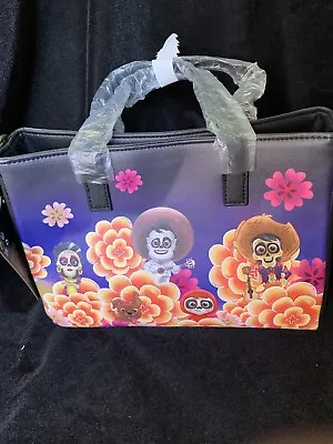 Loungefly Disney Pixar Coco Chibi Sachel Bag Purse Dia De Los Muertos • $109.38