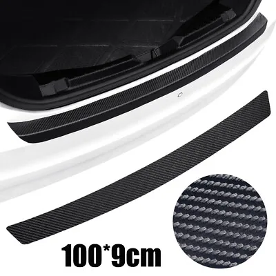 PVC Car Rear Trunk Door Entry Sill Bumper Guard Protector Scratch Sticker Decal • $7.07