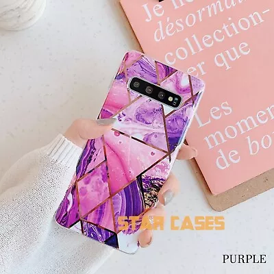 Fr Samsung S22 S21 S20Ultra S10e S8 S9Plus Marble Silicone Shockproof Case Cover • $9.99