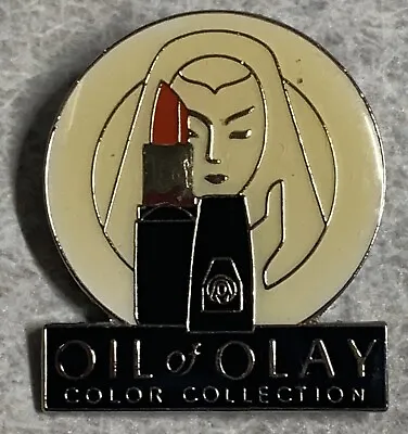 OIL OF OLAY Lipstick Color Collection Advertising  Woman's Lapel Pin [I] • £9.63