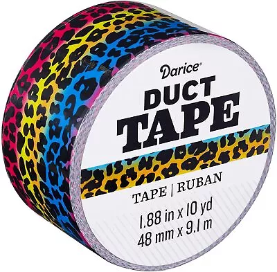 Darice Patterned Cheetah 1.88 Inches X 10 Yards Duct Tape - Multicolor • $6.99