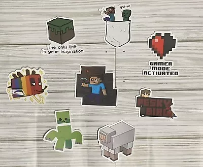 Stickers Lot (8) Minecraft  • $1