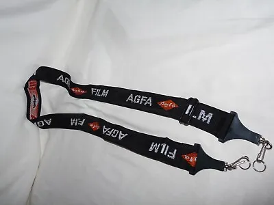 Vintage AGFA FILM CAMERA STRAP • $12.99