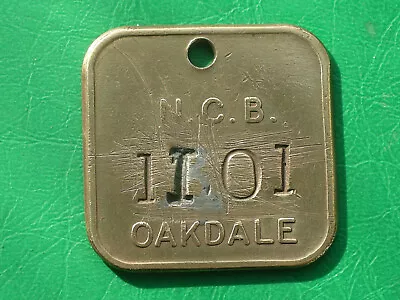 Oakdale Colliery Sirhowy Wales NCB Brass Pit Check Miners Mining Token Tally • £9.99