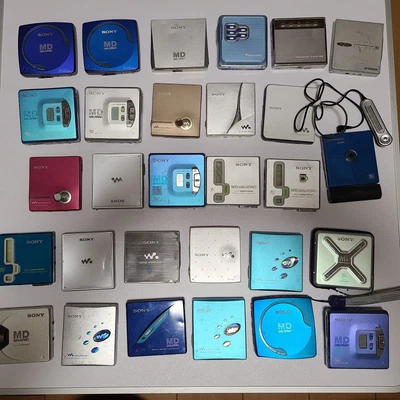 £359.12 • Buy Sony Panasonic Victor MD Walkman Portable MINIDISC Player 29 Piece Set Junk